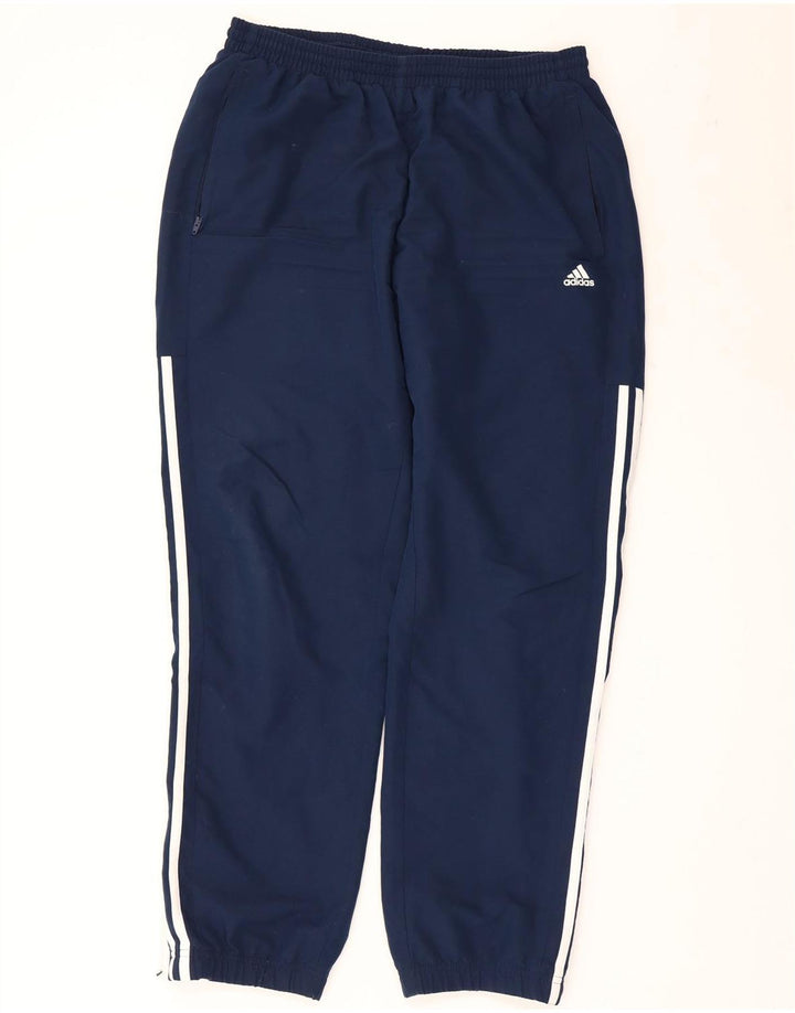 Adidas Herren-Trainingshose, Jogginghose, groß, marineblau, Polyester