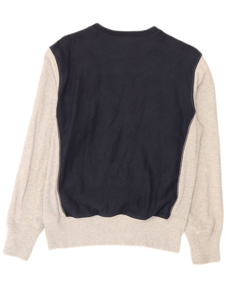 Champion Damen-Sweatshirt mit Grafik, UK 14, Mittelgrau, Farbblock