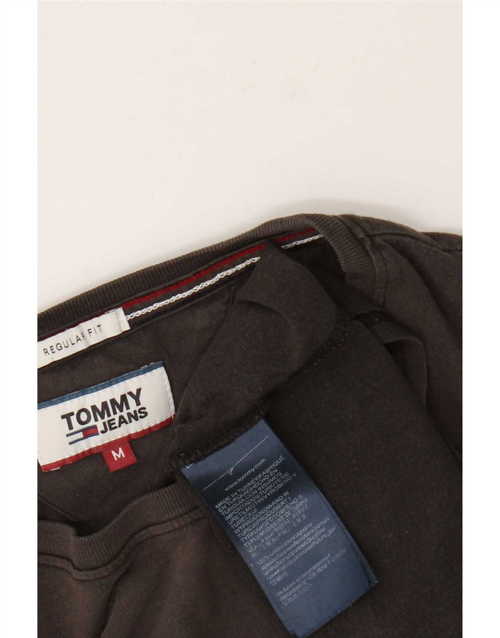 Tommy Hilfiger Herren-T-Shirt mit normaler Passform, mittelgraue Baumwolle