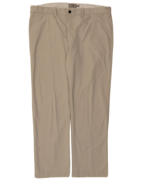 Marks & Spencer Herren gerade Chinohose W40 L31 Beige Baumwolle