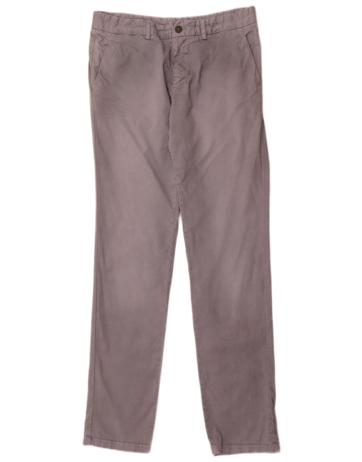 Iceberg Herren Slim Chino-Hose IT 48 Medium W32 L34 Graue Baumwolle