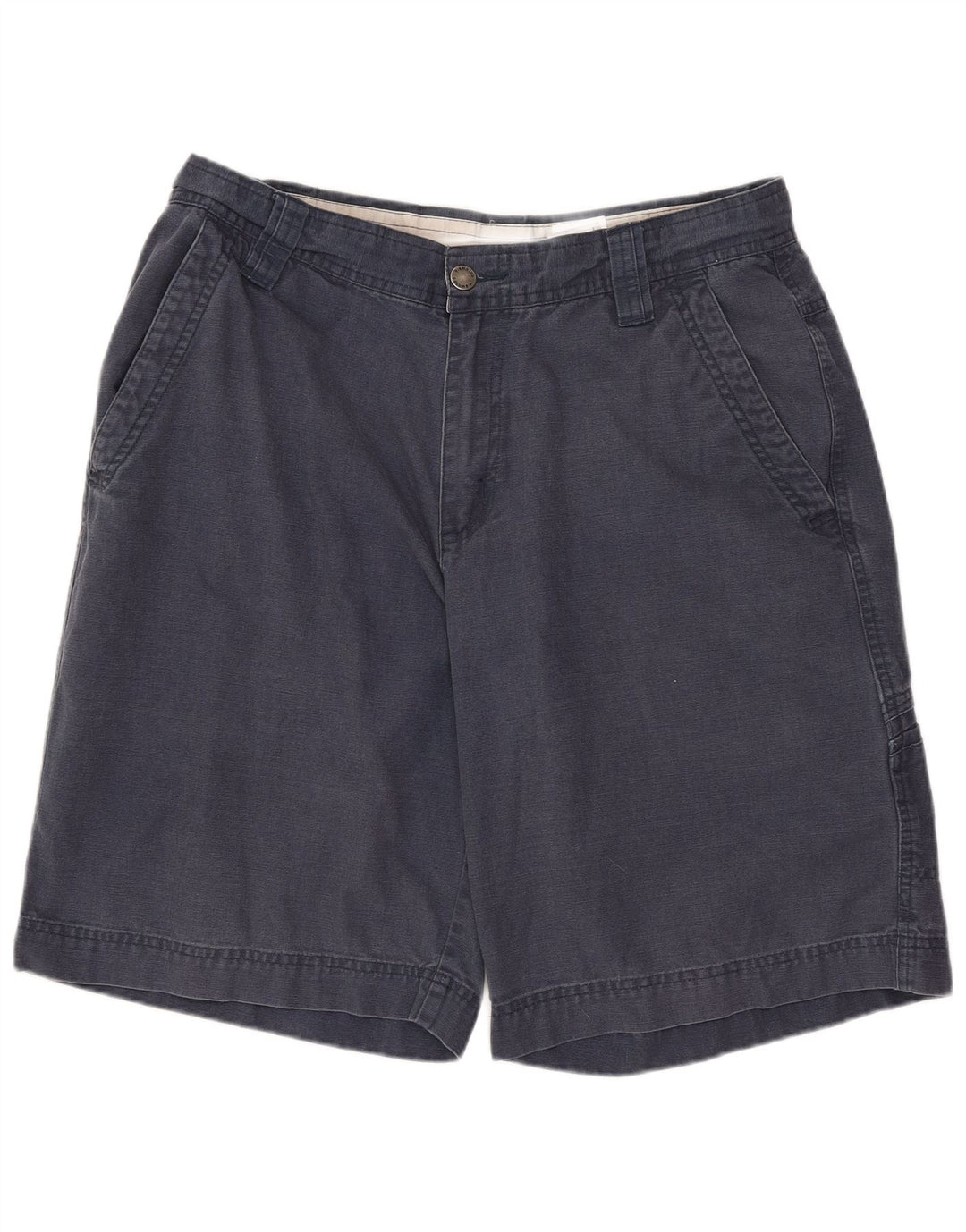 COLUMBIA Herren Cargoshorts W34 Große marineblaue Baumwolle
