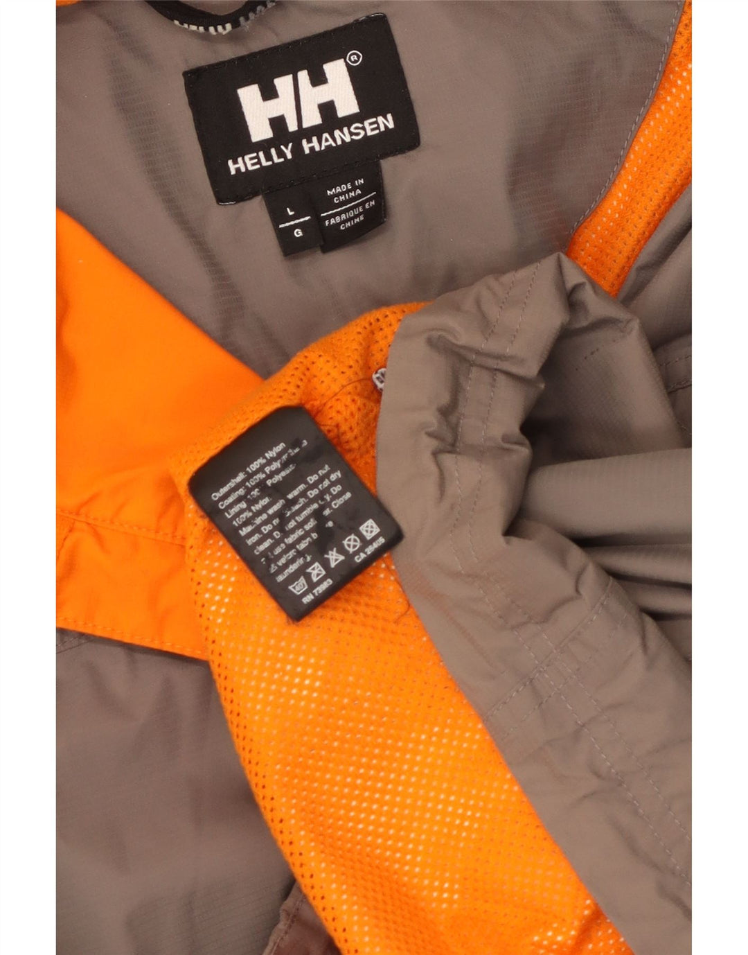 Helly Hansen Herren Regenjacke UK 40 Large Graues Nylon