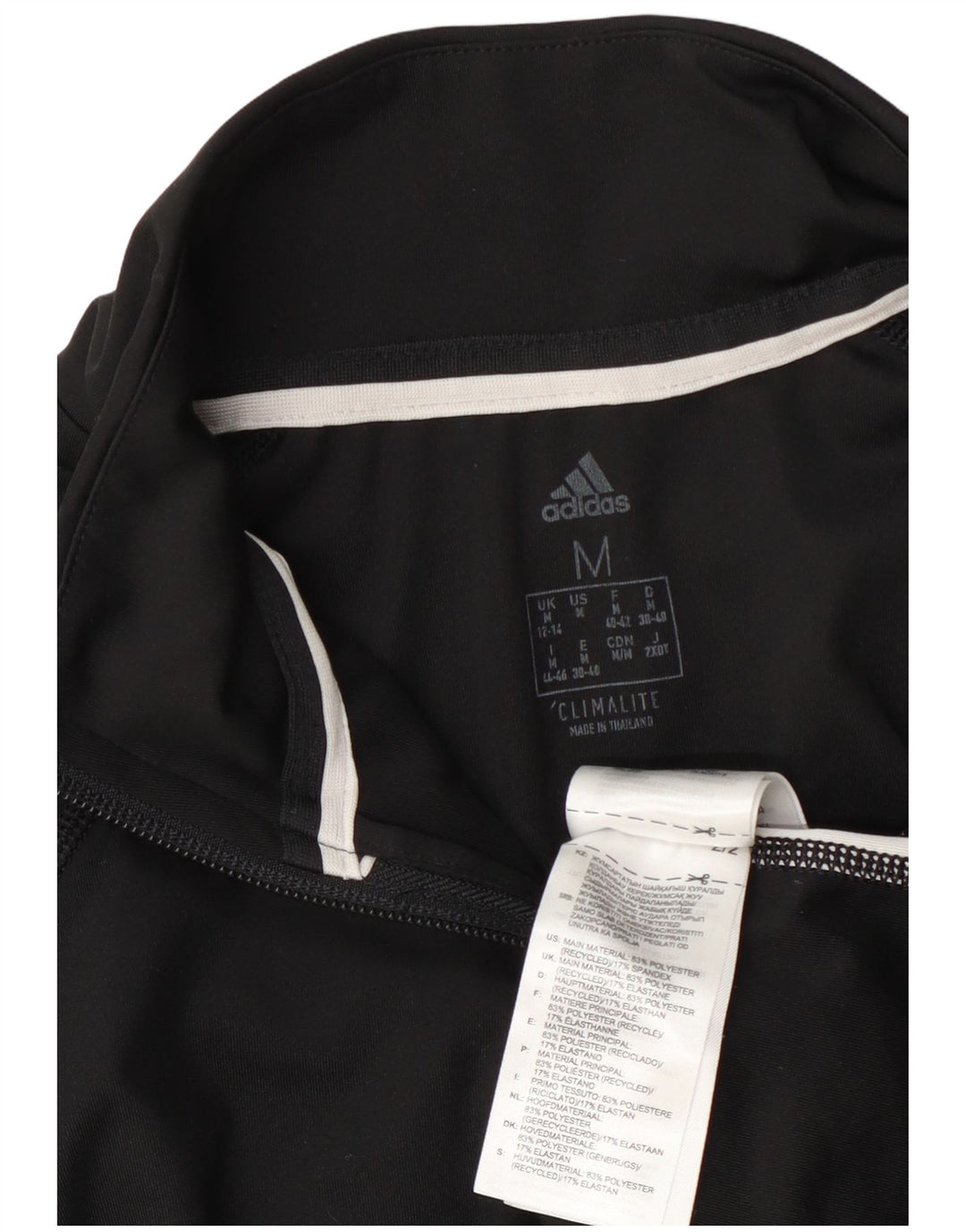 Adidas Damen Graphic Pullover Trainingsanzug Top UK 12/14 Medium Schwarz