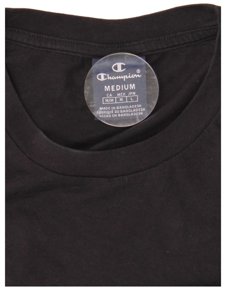 CHAMPION Herren T-Shirt Top Medium Schwarz