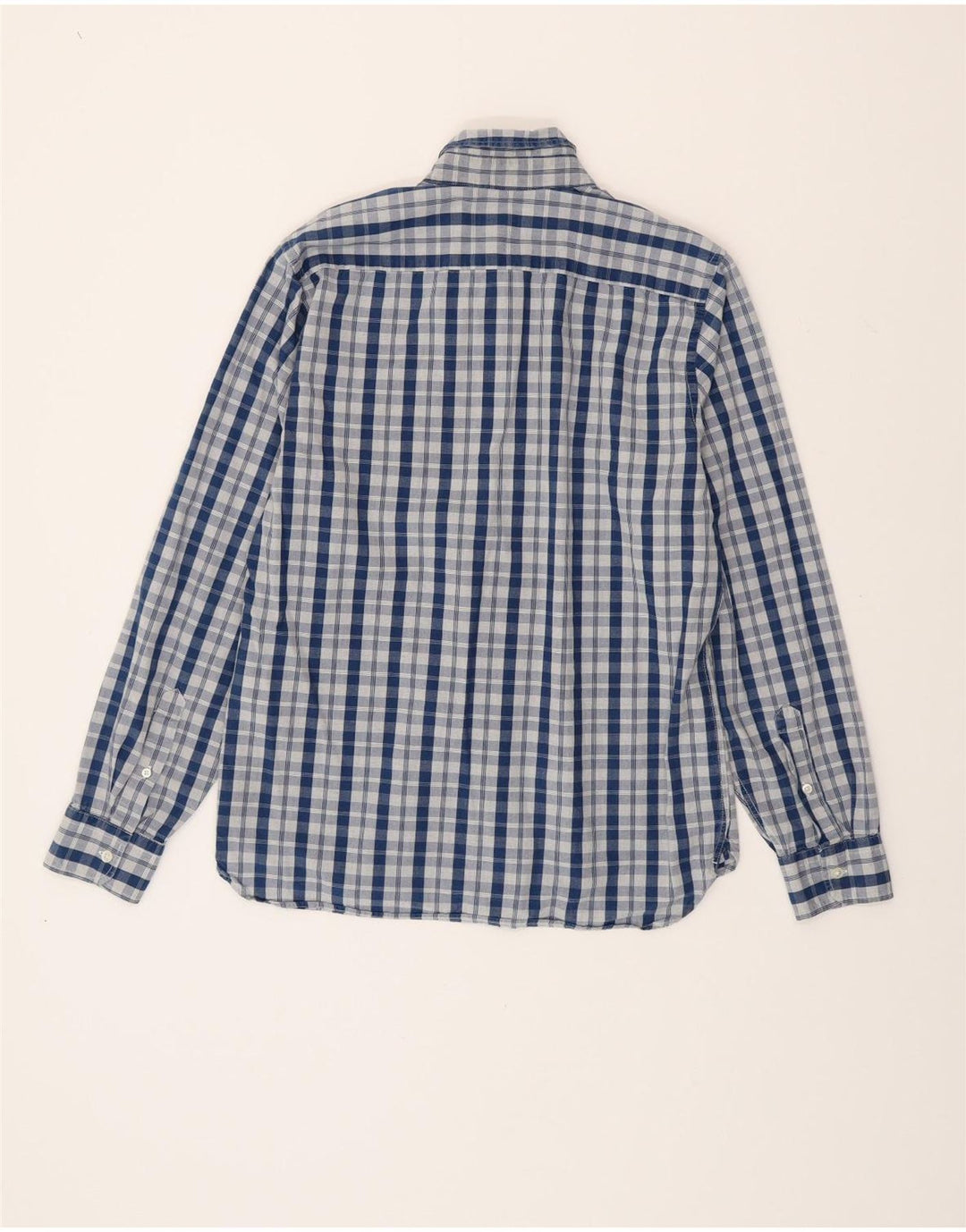LEVI'S Herrenhemd aus mittelblau karierter Baumwolle