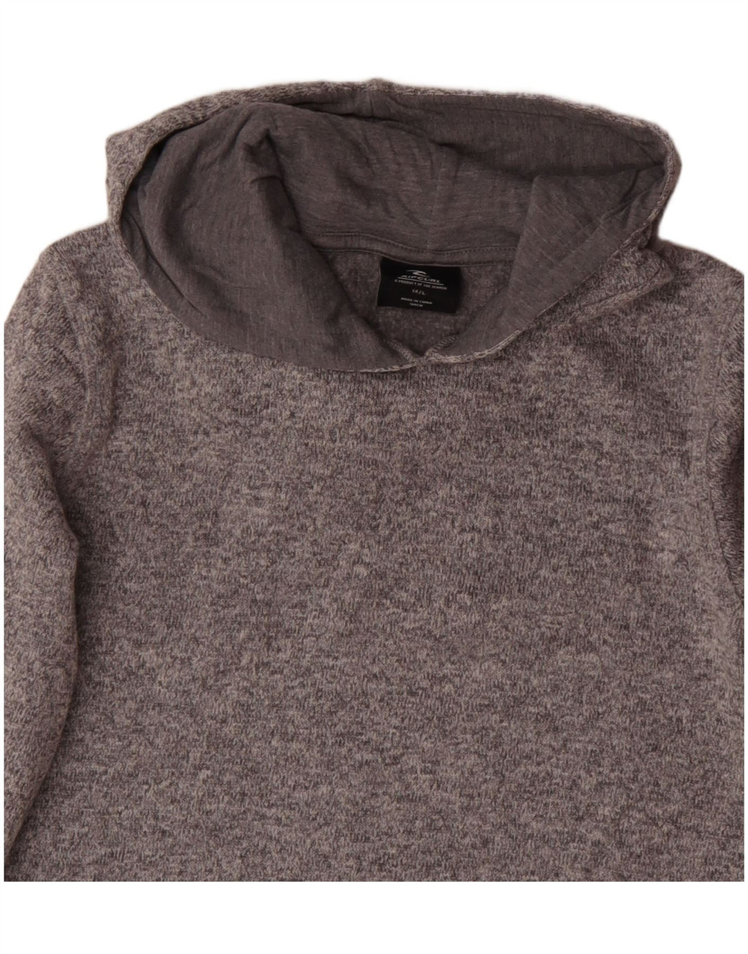 Rip Curl Damen Kapuzenpullover UK 14 Large Grau