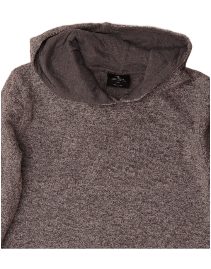 Rip Curl Damen Kapuzenpullover UK 14 Large Grau