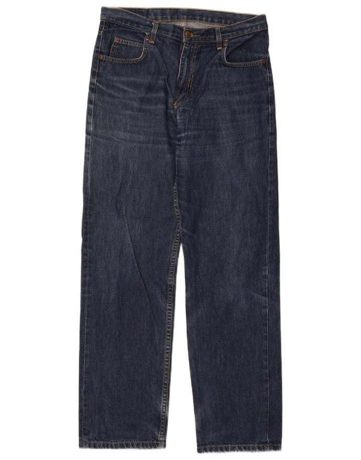 Lee Herren Straight Jeans W30 L31 Marineblau