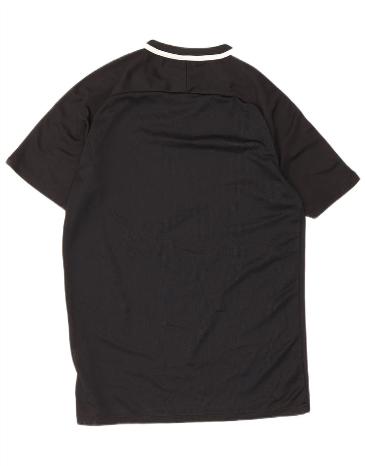 Nike Herren Dri Fit T-Shirt Top Small Schwarz Polyester