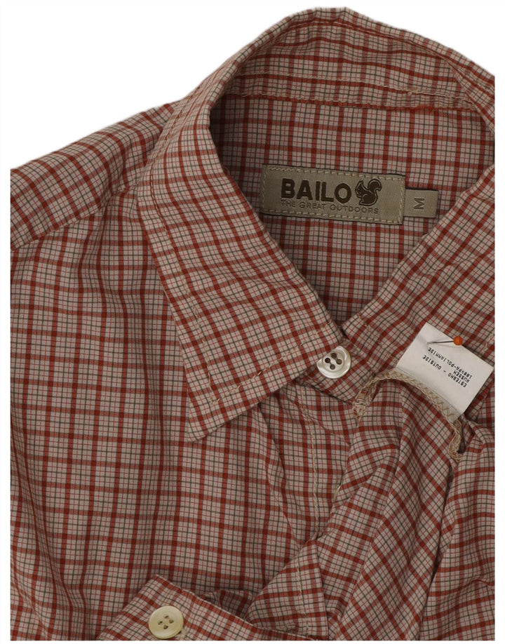 Bailo Damen ärmelloses Hemd UK 14 Medium Red Check Polyamid