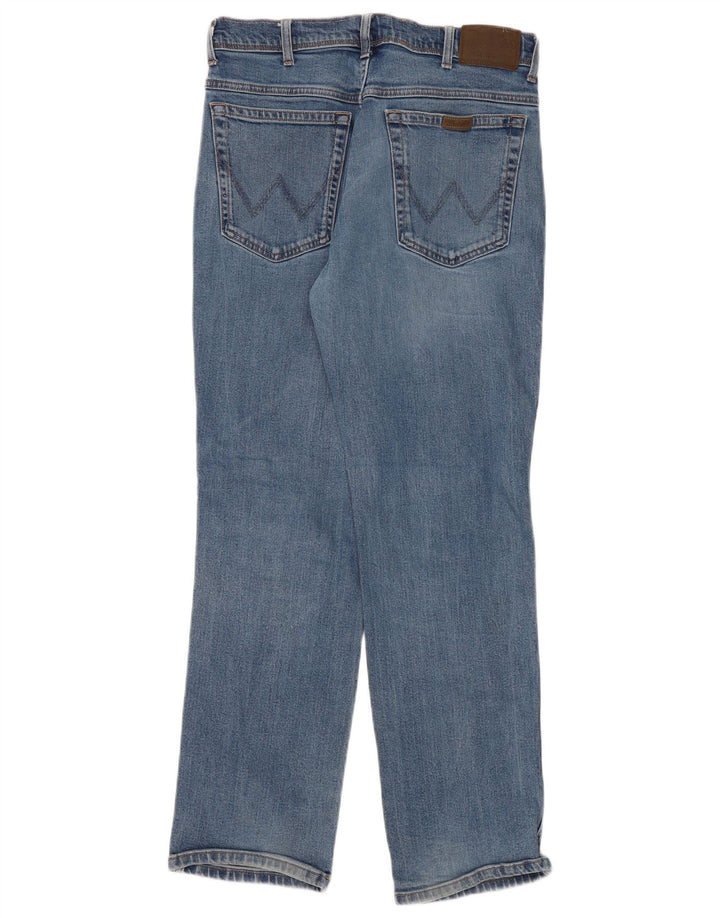 Wrangler Herren-Jeans mit normaler Passform, gerade Passform, W36, L32, blaue Baumwolle