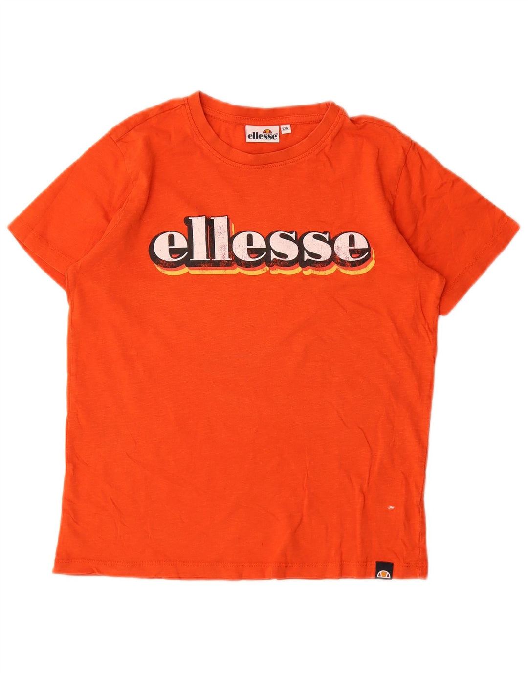 Ellesse Grafik-T-Shirt für Jungen, 11–12 Jahre, Orange