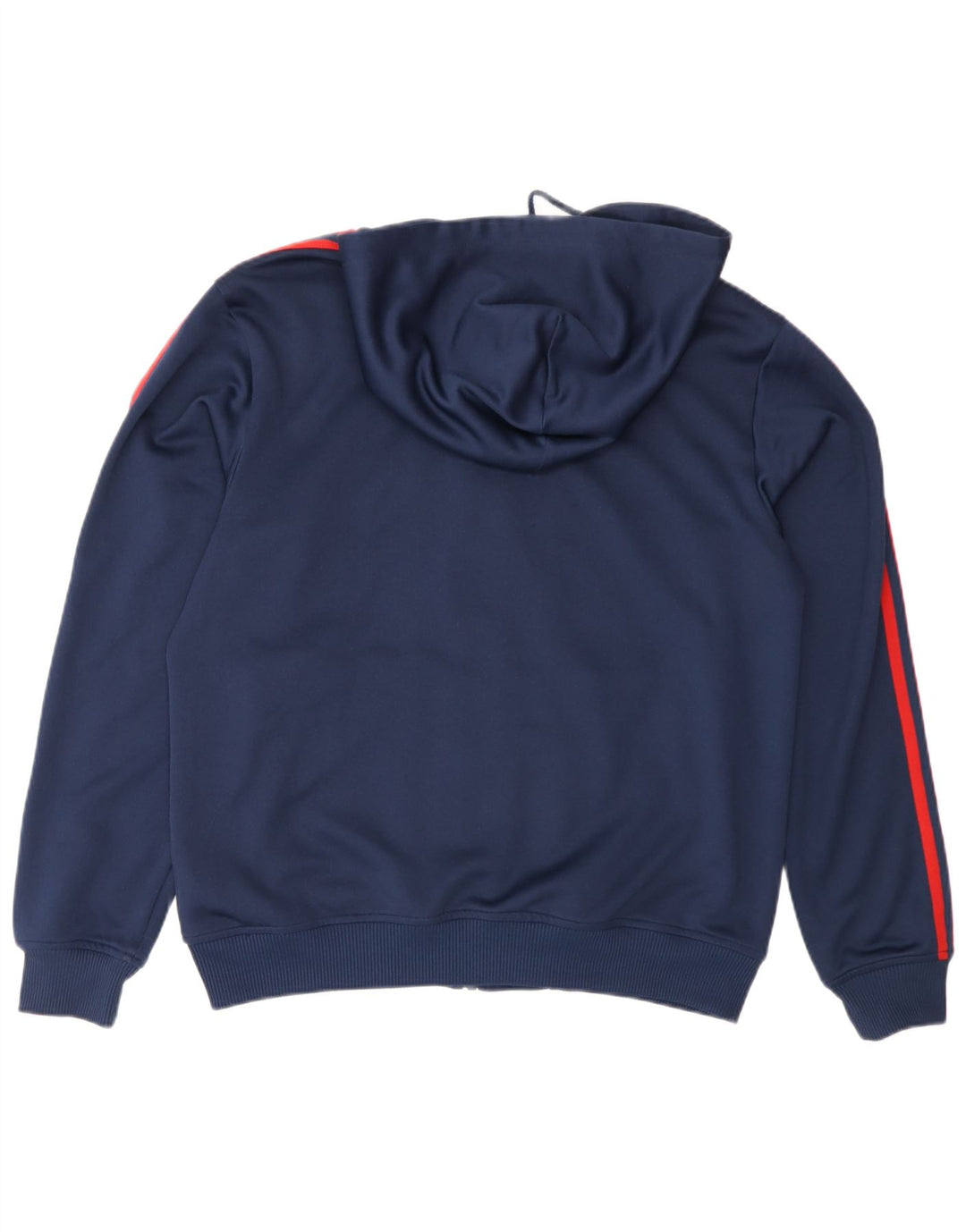 Adidas Herren Graphic Zip Hoodie Pullover Medium Marineblau Polyester