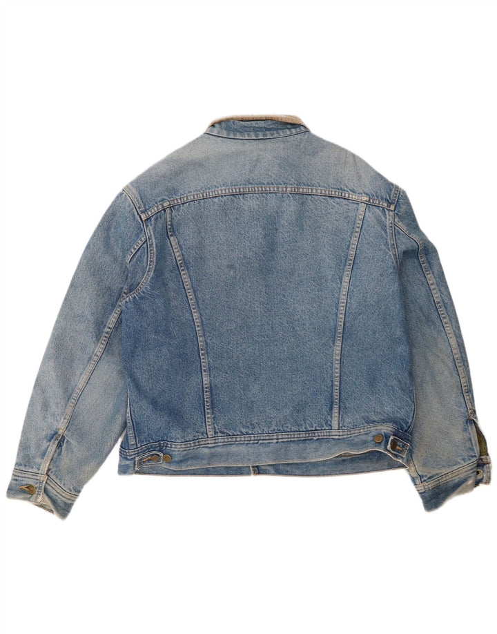 Lee Herren Jeansjacke UK 40 Large Blau