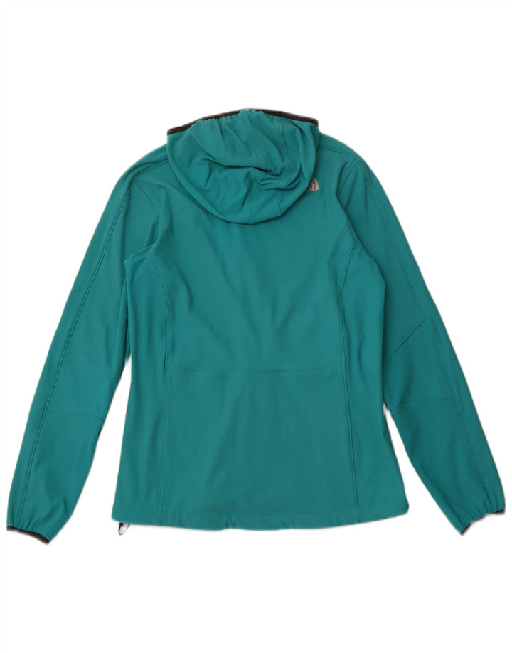 THE NORTH FACE Damen-Trainingsanzug mit Kapuze, Top-Jacke, UK 12, Mitteltürkis