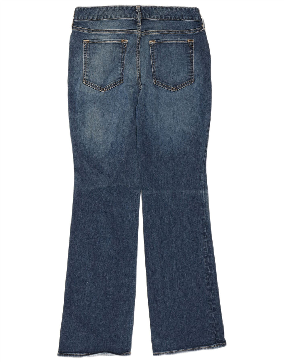 Eddie Bauer Damen Curvy Bootcut Jeans US 6 Medium W28 L30 Blaue Baumwolle
