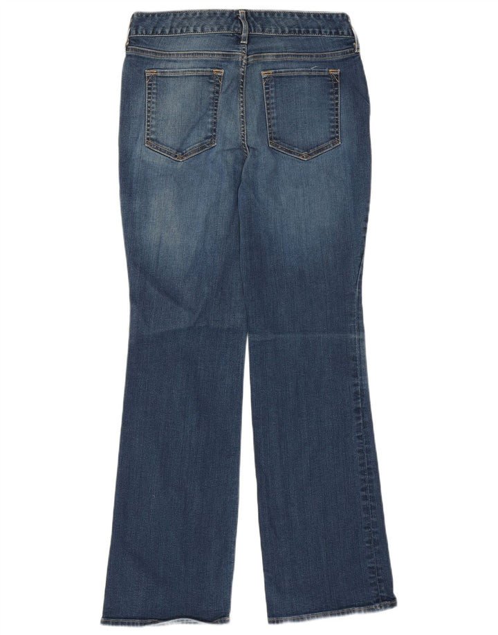 Eddie Bauer Damen Curvy Bootcut Jeans US 6 Medium W28 L30 Blaue Baumwolle
