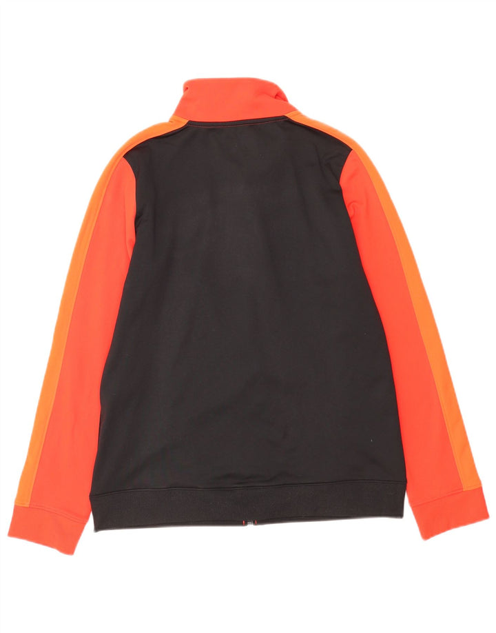 Under Armour Jungen-Trainingsanzug-Top-Jacke, 11–12 Jahre, Größe L, Rot, Farbblock