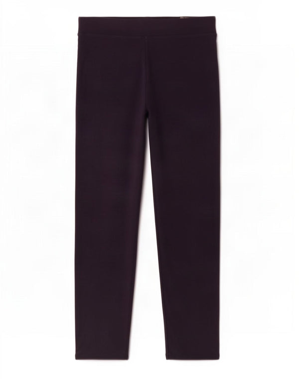 Marks & Spencer Womens Leggings UK 12 Medium Navy Blue Cotton