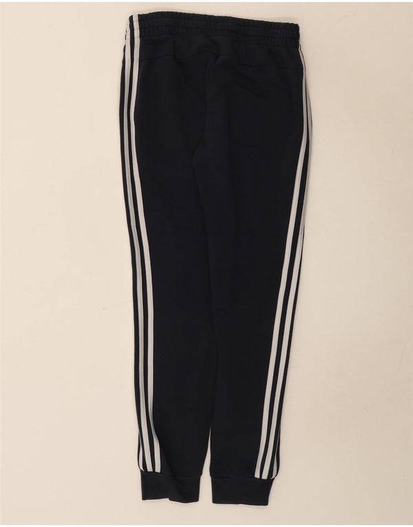 Adidas Damen Trainingshose Jogger UK 12/14 Medium Marineblau Baumwolle