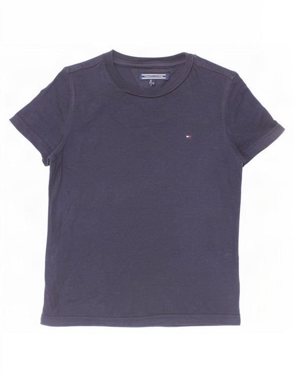 Tommy Hilfiger Jungen-T-Shirt mit Grafik, Marineblau, Baumwolle, 5–6 Jahre