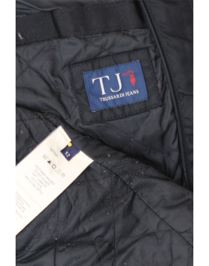 Trussardi Jeans Herren Utility Jacke IT 52 UTILIXL Marineblau Klassisch