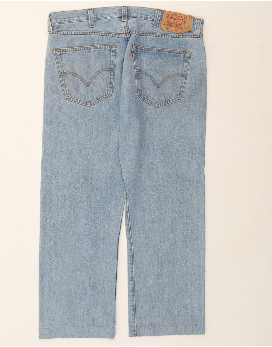 Levi's Herren 501 Straight Jeans W38 L28 Blaue Baumwolle