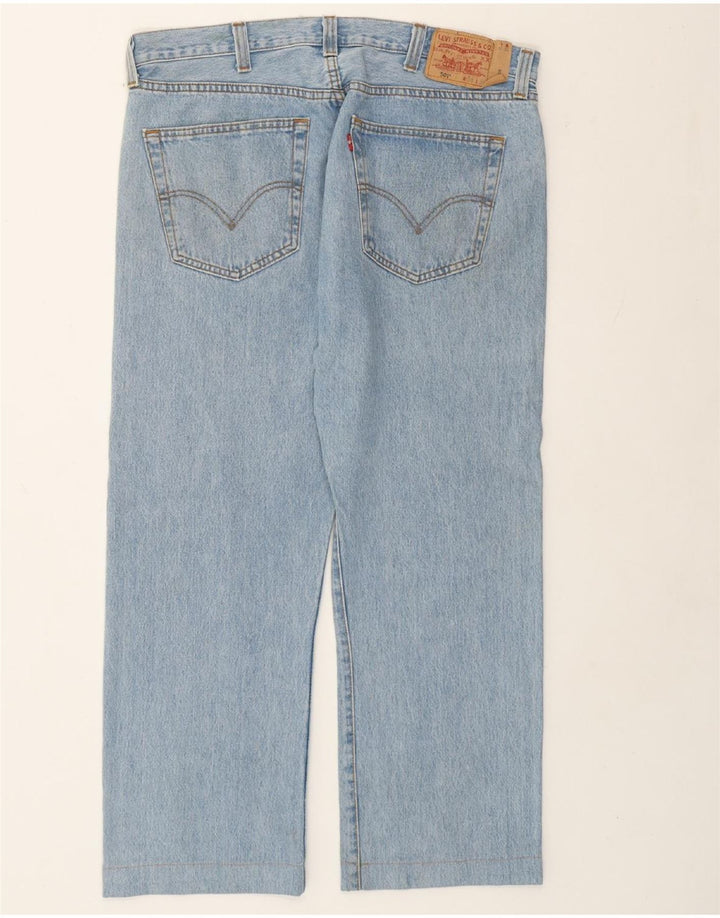 Levi's Herren 501 Straight Jeans W38 L28 Blaue Baumwolle