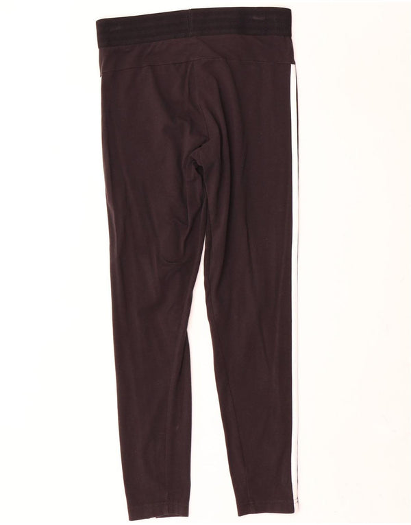 Adidas Damen Leggings UK 14 Medium Schwarz