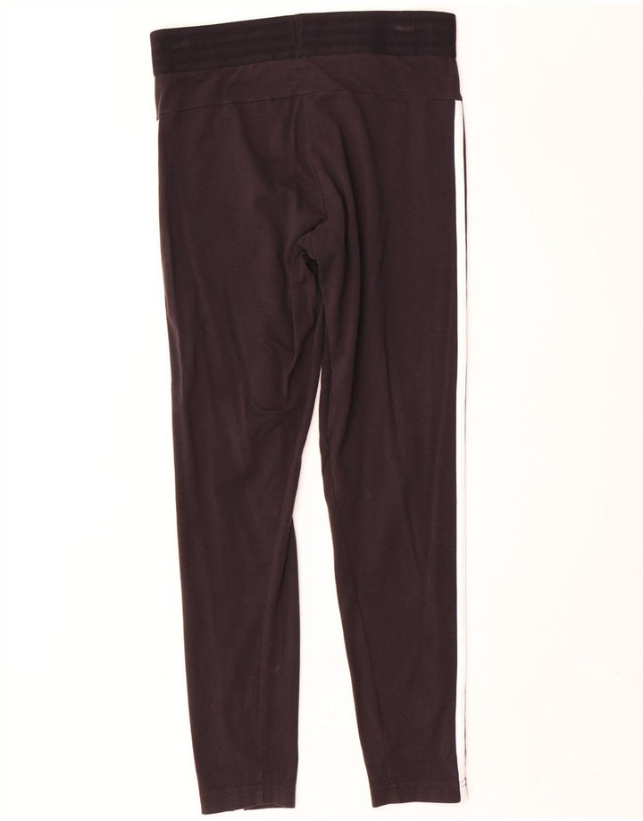 Adidas Damen Leggings UK 14 Medium Schwarz
