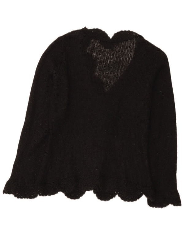 Laura Ashley Damen-Cardigan-Pullover UK 14 Large Schwarz