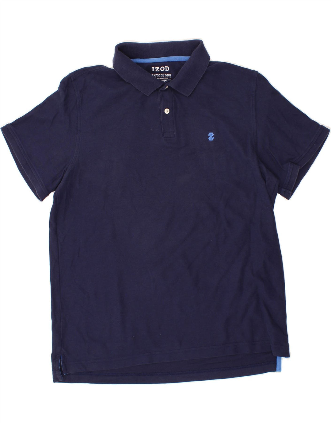IZOD Mens Tall Polo Shirt XL Navy Blue Vintage Izod and Second-Hand Izod from Messina Hembry 