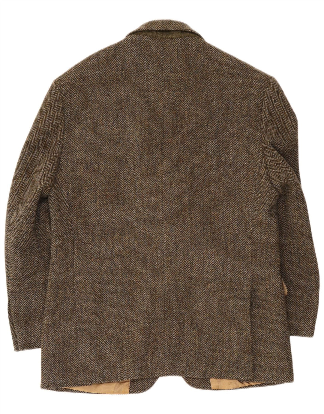 Marks & Spencer Herren Harris Tweed Blazer Jacke UK 40 Mittelgrün