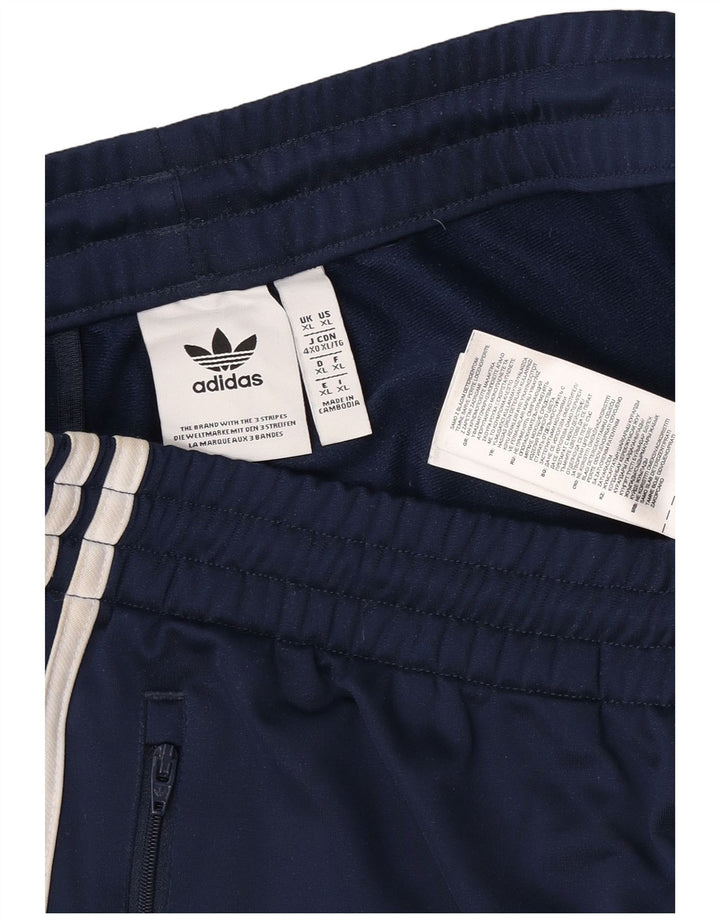 Adidas Herren-Trainingshose XL, Marineblau, Polyester