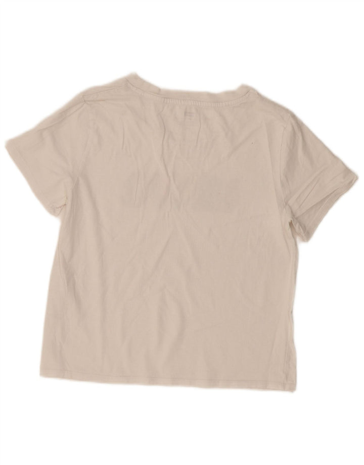 Levi's Damen-T-Shirt mit Grafik, UK 10, Größe S, Weiß