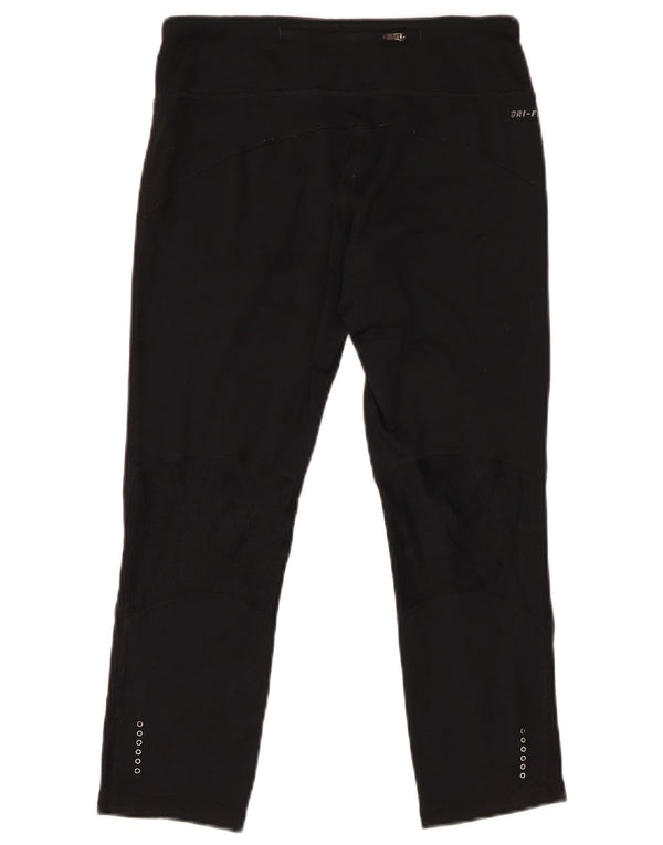 Nike Damen Dri Fit Leggings UK 10 Small Schwarz Polyester