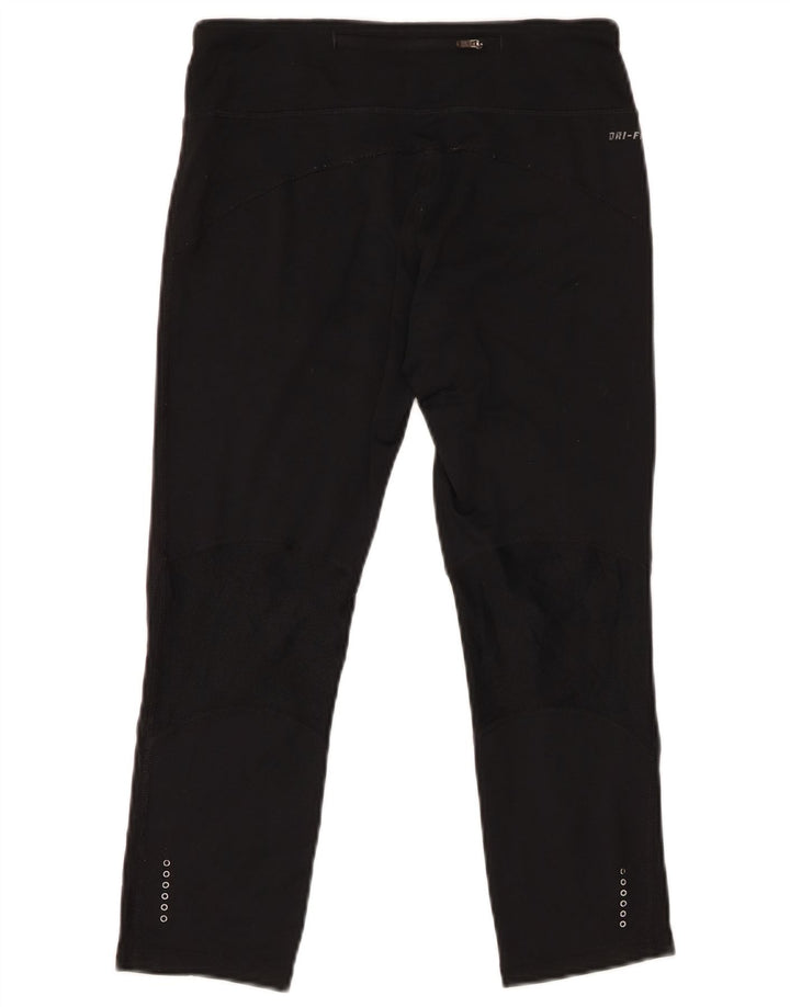 Nike Damen Dri Fit Leggings UK 10 Small Schwarz Polyester