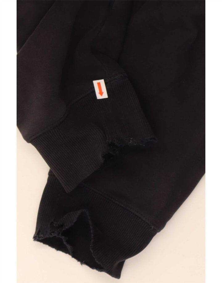 Carhartt Herren-Kapuzenpullover mit Reißverschluss, mittlere marineblaue Baumwolle