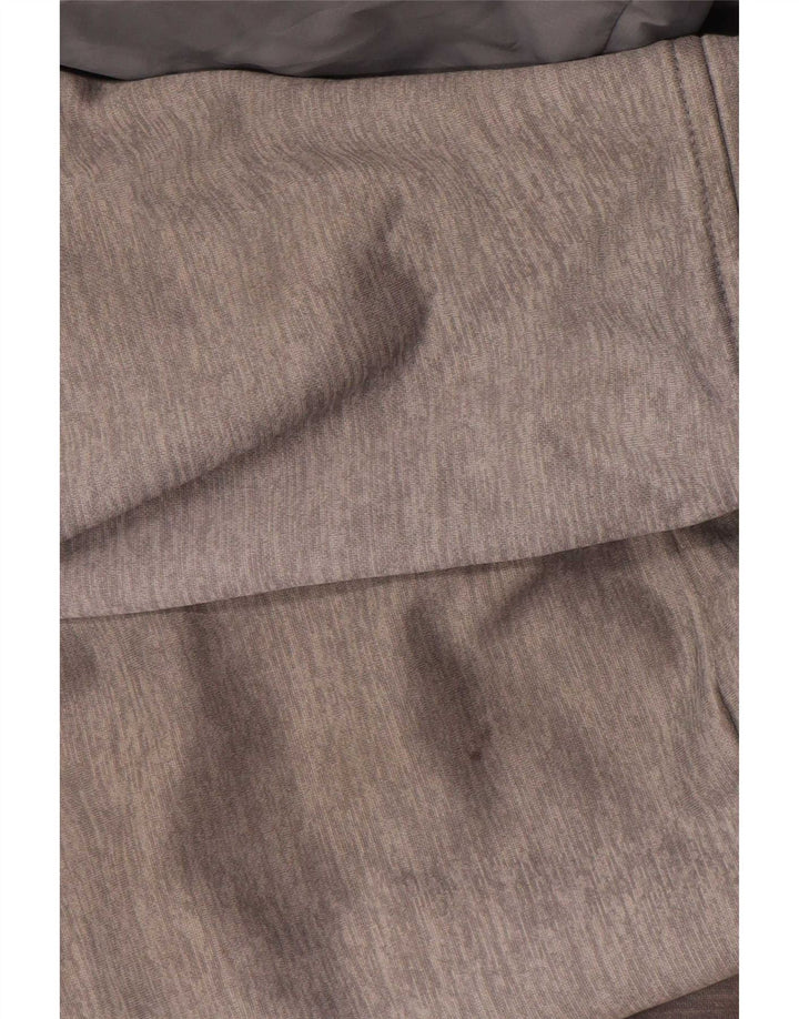 The North Face Herren-Kapuzenpullover mit Reißverschluss am Hals, Größe S, Grau, Farbblock-Polyester