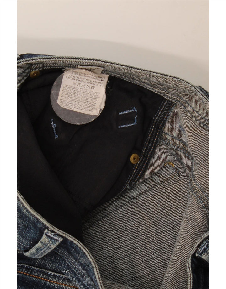 Diesel Herren Distressed Straight Jeans W30 L28 Blaue Baumwolle