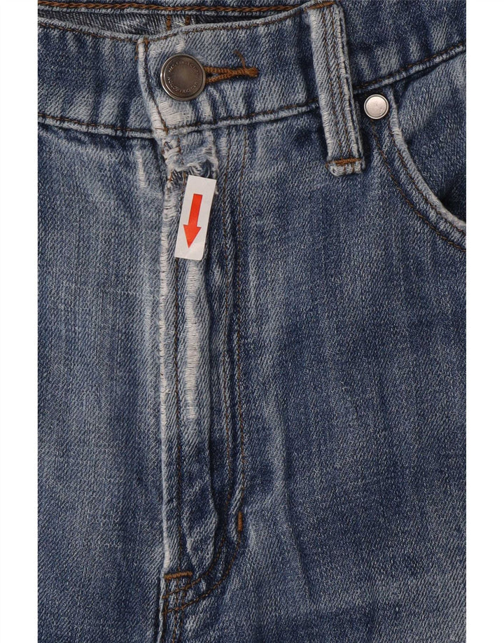 Marks & Spencer Herren Straight Jeans W32 L31 Blaue Baumwolle