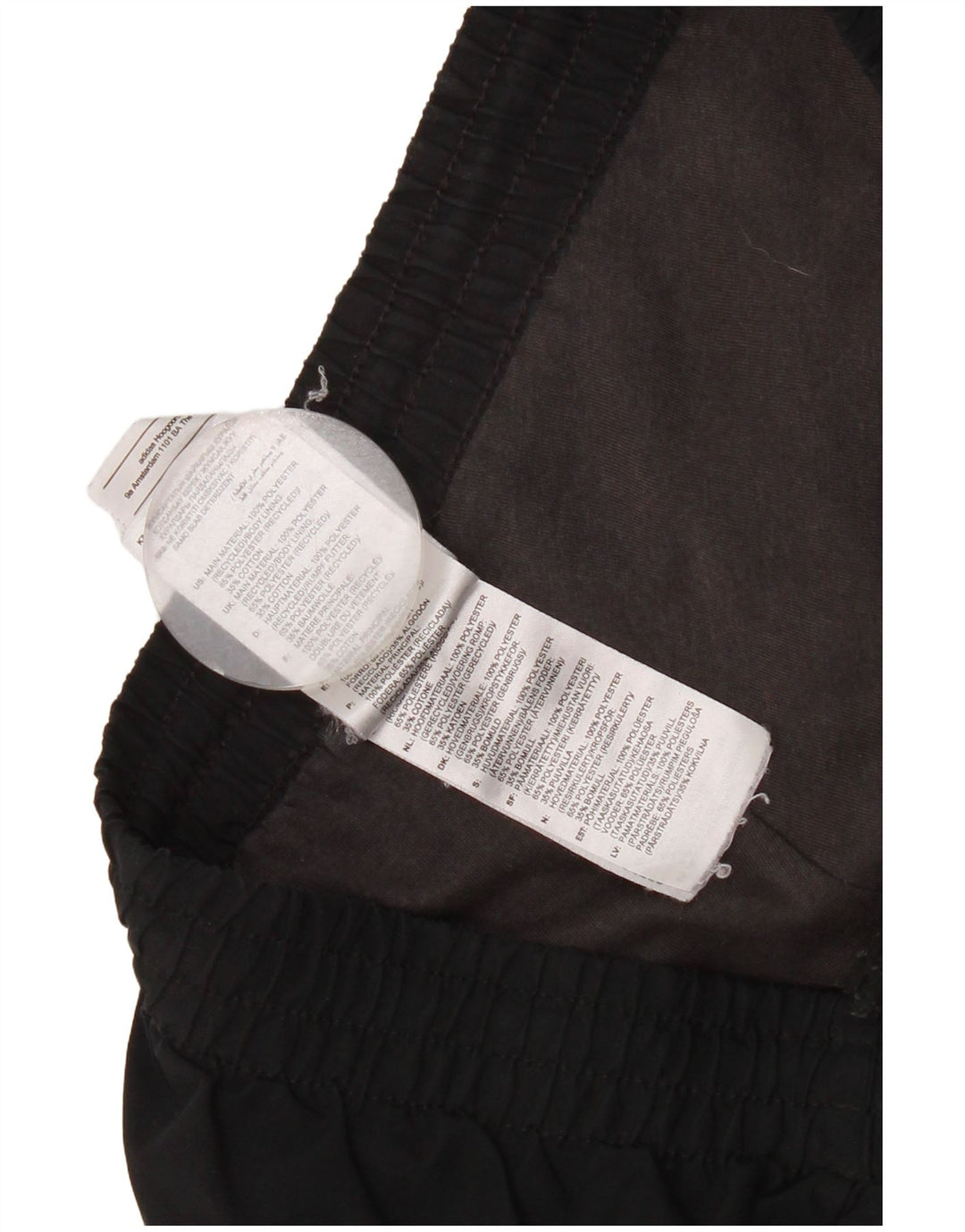 Adidas Herren-Trainingshose, Jogginghose, Mittelschwarz, Farbblock-Polyester