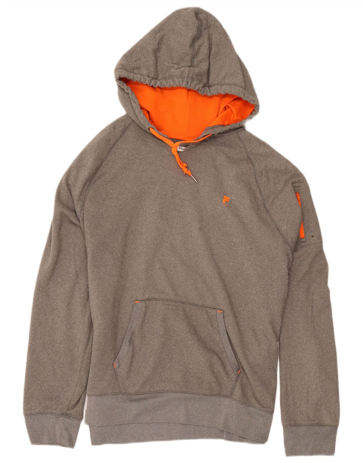 Fila Herren Kapuzenpullover XL Grau Polyester