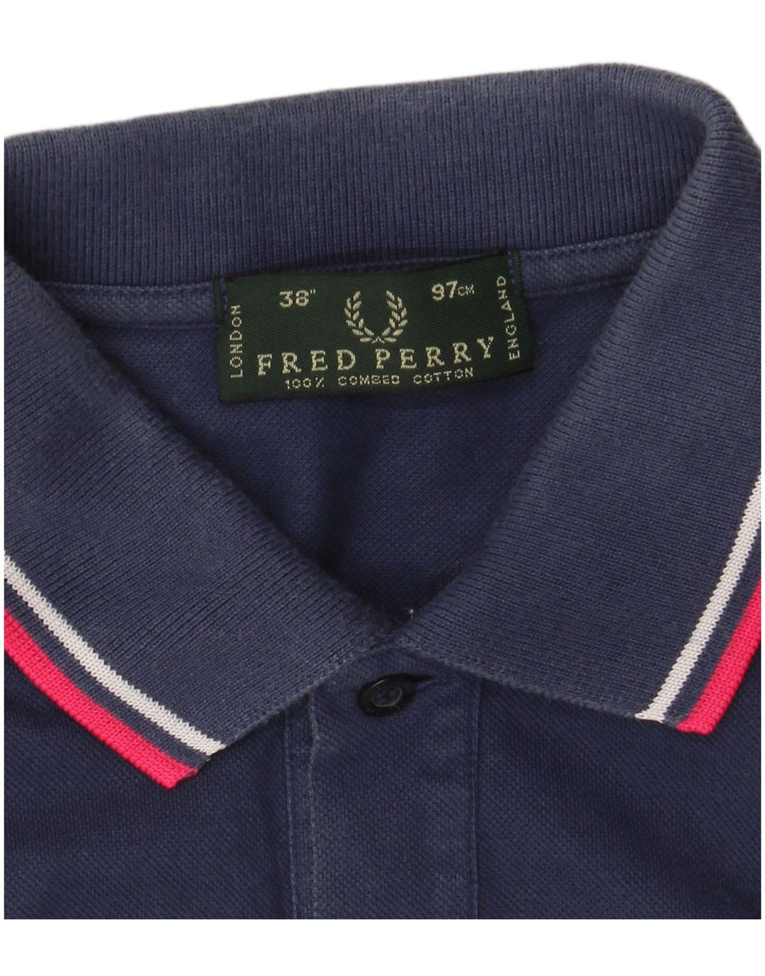 FRED PERRY Herren-Poloshirt, Größe S, Marineblau