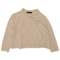 Marks & Spencer Damen-Strickjacke mit 3/4-Ärmeln, Gr. 12, Mittel, gebrochenes Weiß