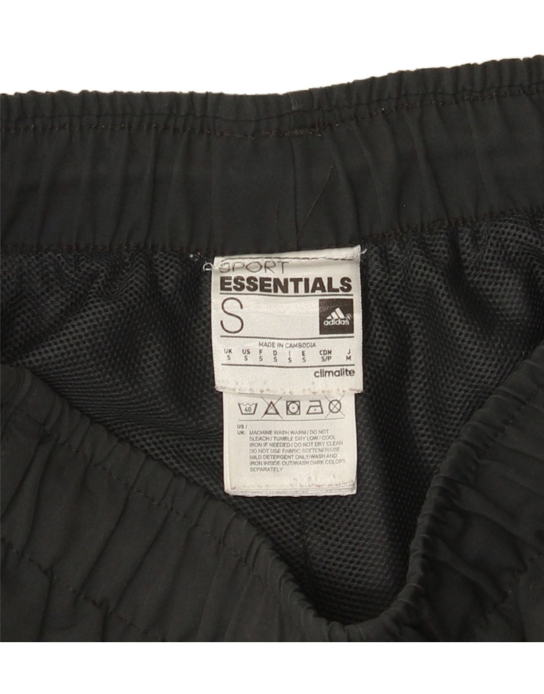 Adidas Herren Climalite Sport Shorts Small Grau Polyester
