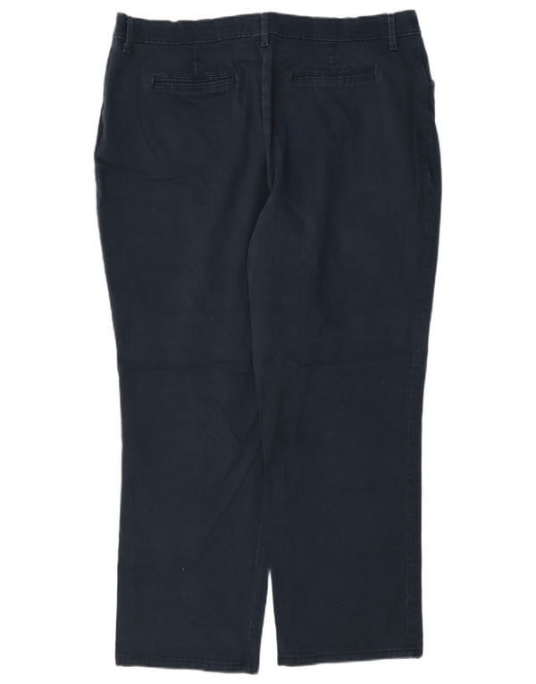 Lee Damen-Freizeithose mit entspannter Passform, US 18, 2XL, W38, L28, Marineblau, Baumwolle