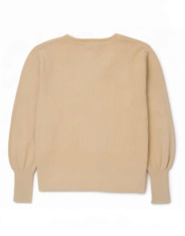 Marks & Spencer Damen-Pullover mit U-Boot-Ausschnitt, UK 22 3XL, cremefarbene Viskose