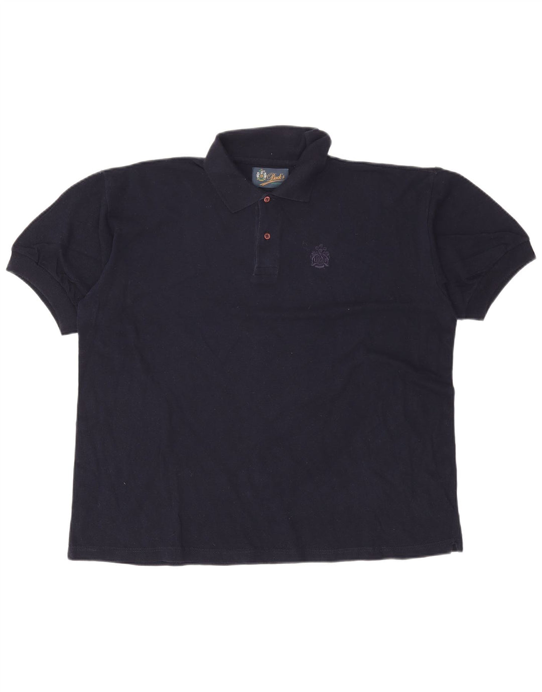 Dack's Herren-Poloshirt XL aus marineblauer Baumwolle
